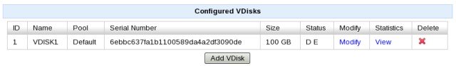 List Virtual Disks