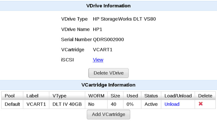 Virtual Drive Configuration